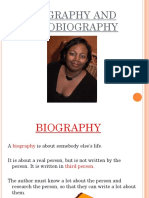 (398417) Biography and Autoboigraphy