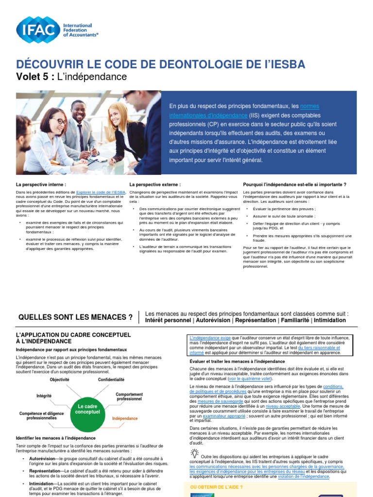 5 Ifac Independance | PDF | Audit | Business