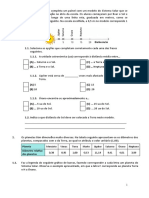 Ficha de Avaliação 7A-7B