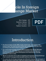 RBI Role in Foreign Exchange Market