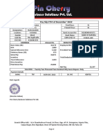 Pay Slip FTM of December' 2022: Earnings Amount Rs. Deductions Amount Rs