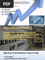 Monetary Policy of RBI