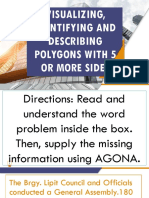 Visualizing, Identifying and Describing Polygons With 5 or More Sides