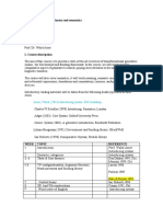 Course Outline of Syntax Semantics 2023