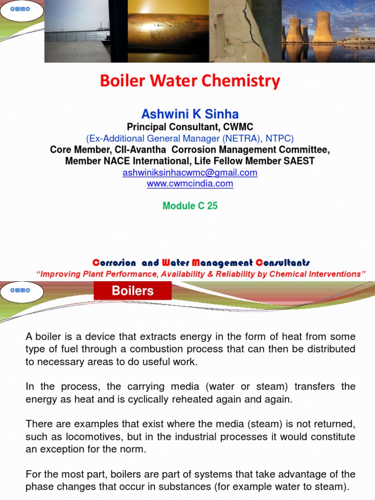 Boiler Water Chemistry Overview | PDF | Boiler | Fluidization