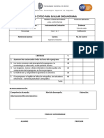 Lista de Cotejo para Organigrama Todos