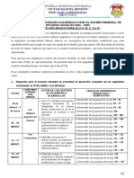 8vo ACTIVIDDS ACADEMICAS PARA EL EXAMEN REMEDIAL EESS