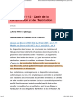 06 Article R111-13 - Code de La Construction Et de L'habitation