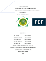 Evaluasi Pendidikan Makalah