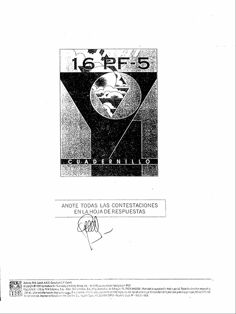 16PF 5 | PDF