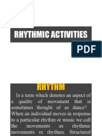 Rhythmic Activities