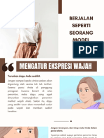 Berjalan Seperti Seorang Model