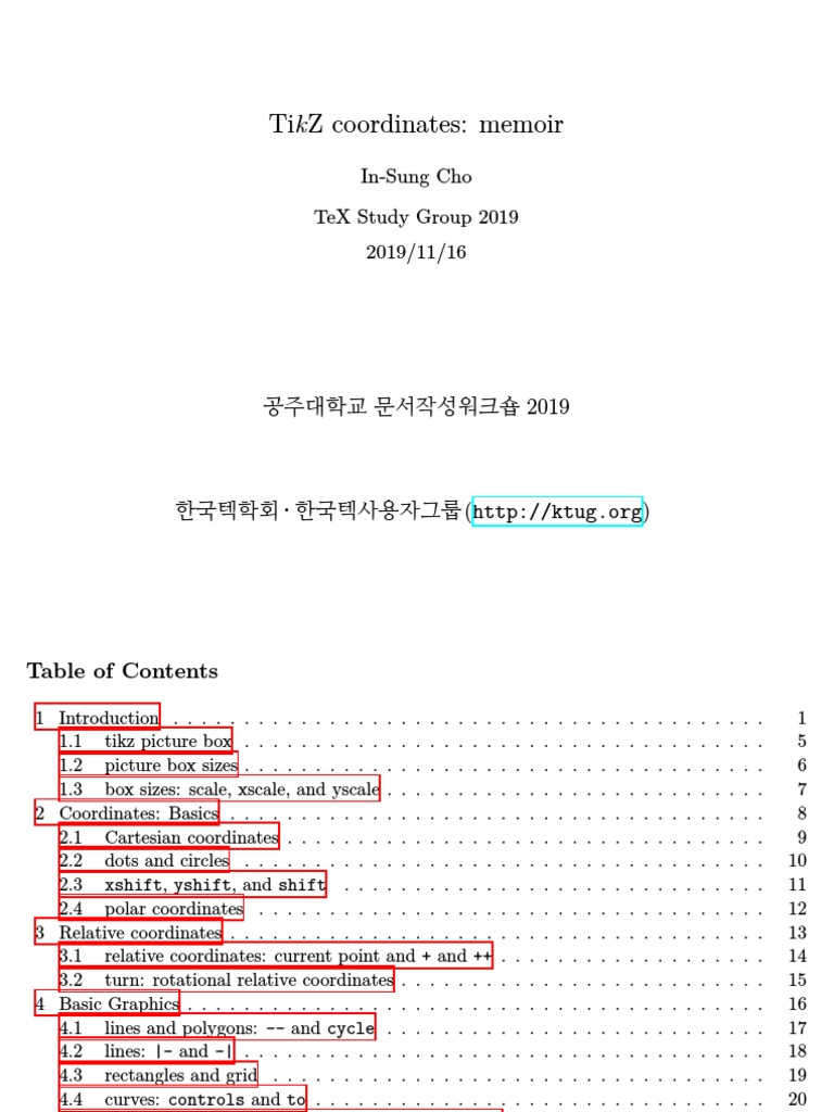 Tikz Coordinates 2019 | PDF | Geometric Objects | Geometric Shapes