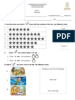 1st Grade Quiz Product 6 February