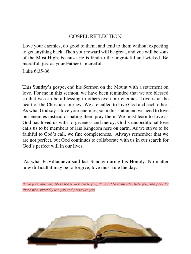 Gospel Reflection PDF