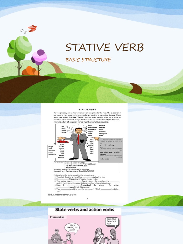 Stative Verb PDF