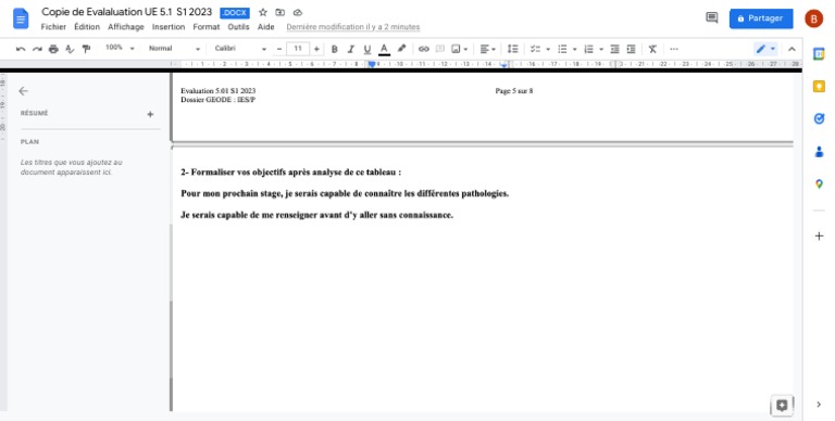 Fichier Édition Affichage Insertion Format Outils Aide: Dernière ...