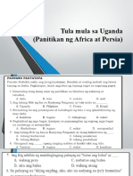 Tula Mula Sa Uganda - ppt1