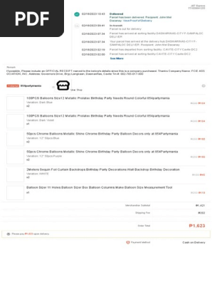Balloons Shopee Or