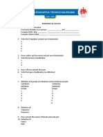 TCDGSF Actividades de Refuerzo