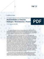 Congreso Internacional sobre diálogos entre Humanidades y Ciencias