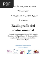 José Salvador Blasco Magraner Francisco Carlos Bueno Camejo: Radiografía Del Teatro Musical