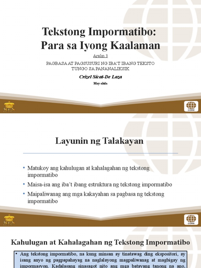 Q3 Pagbasa Week 3 Pdf