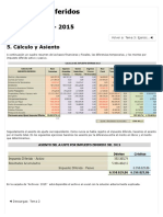 Cálculo y Asiento