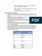 Physical Properties of GSB Material