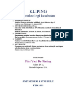 Kliping: Bioteknologi Kesehatan