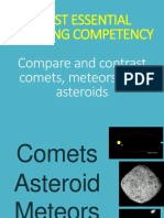 Comets Asteroids Meteors