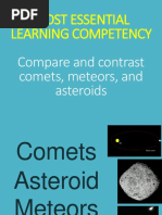 Comets Asteroids Meteors