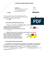 Lucrul Mecanic Al Diferitelor Tipuri de Forte