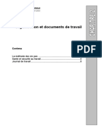 Organisation Et Documents de Travail: Contenu