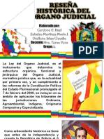 Breve Reseña Historica Del Organo Judicial - Grupo 2 (Cardona Itzel, Zubelza Maria Jose y Claudia Orellana