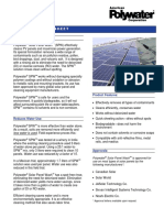Solar Panel Wash Data Sheet