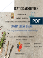 Certificat Absolvire COSTIN ELENA DIANA