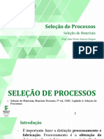 Aula 4 - Seleção de Processos