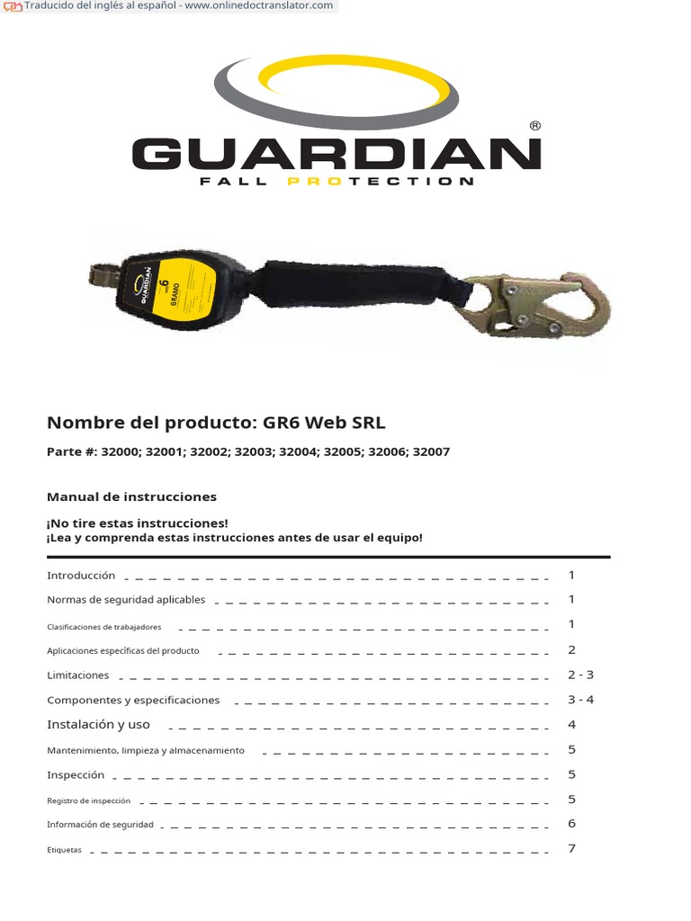 Manual de Uso GR6 Web SRL Seguridad | PDF | Administración de Seguridad ...