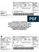 Carnê de impostos municipal com vencimento em 30/03/2023