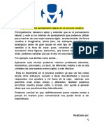 Importancia Del Pensamiento Lateral en El Proceso Creativo (Psicologia de La Creatividad)