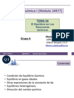 TEMA 04 El Equilibrio en Las Reacciones