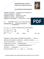 Formato Petición de Documentos