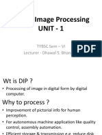 DIP Unit 1 (Intro, 2D - Sig+Sys, Convo, Transform)