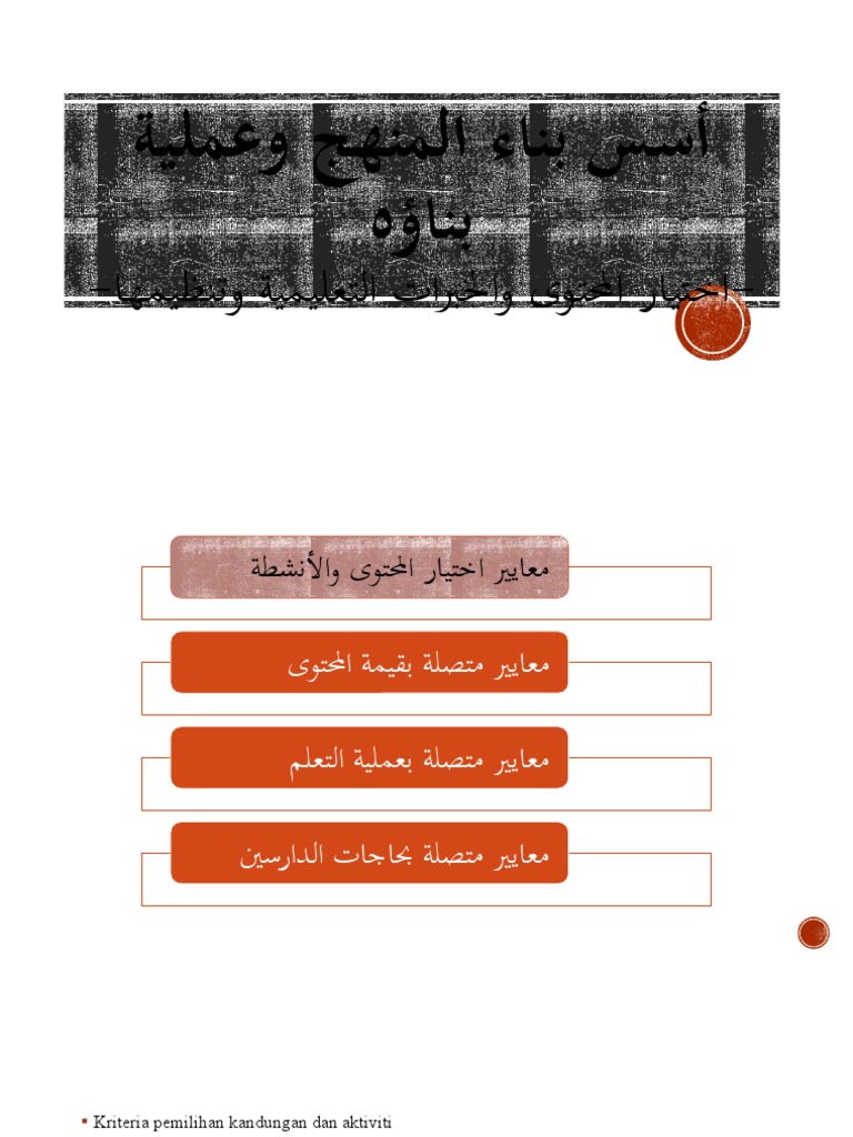أسس بناء المنهج وعملية بناؤه | PDF