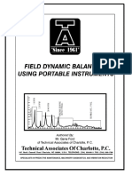 Field Dynamic Field Balancing Using Portable Instruments 2001