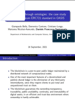 Blockchains Through Ontologies: The Case Study of The Ethereum ERC721 Standard in OASIS