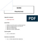 Module Publipostage Word