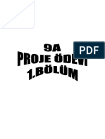 9a Proje Ödevi̇ 1. Bölümm