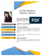 Curriculum Dayri Teruel